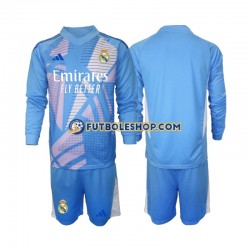Primera Equipación del Real Madrid Portero 2024-2025 ML para Niño (Camiseta y pantalón)