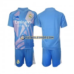 Primera Equipación del Real Madrid Portero 2024-2025 Manga Corta para Niño (Camiseta y pantalón)