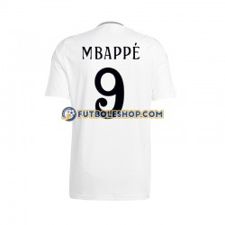 Primera Equipación del Real Madrid Kylian Mbappe 9 2024-2025 Manga Corta para Hombre