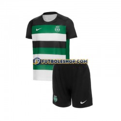 Primera Equipación del Sporting CP 2024-2025 Manga Corta para Niño (Camiseta y pantalón)