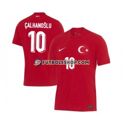 Segunda Equipación del Turquía Hakan Calhanoglu 10 Euro 2024 Manga Corta para Hombre Segunda Equipación del Turquía Hakan Calhanoglu 10 Euro 2024 Manga Corta para Hombre