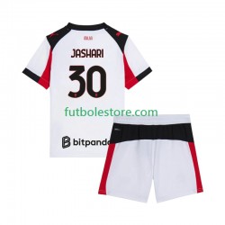 Segunda Equipación del AC Milan Ardon Jashari 30 2025-2026 Manga Corta para Niño (Camiseta y pantalón) Segunda Equipación del AC Milan Ardon Jashari 30 2025-2026 Manga Corta para Niño (Camiseta y pantalón)