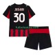 Primera Equipación del AC Milan Ardon Jashari 30 2025-2026 Manga Corta para Niño (Camiseta y pantalón)