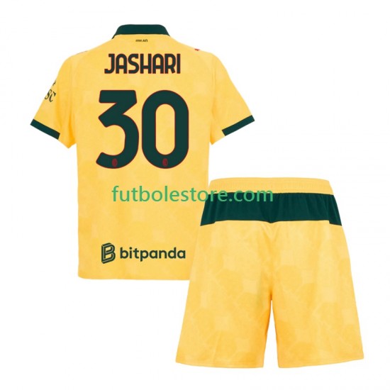 Tercera Equipación del AC Milan Ardon Jashari 30 2025-2026 Manga Corta para Niño (Camiseta y pantalón) Tercera Equipación del AC Milan Ardon Jashari 30 2025-2026 Manga Corta para Niño (Camiseta y pantalón)
