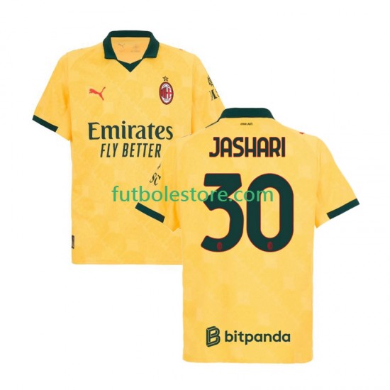 Tercera Equipación del AC Milan Ardon Jashari 30 2025-2026 Manga Corta para Hombre
