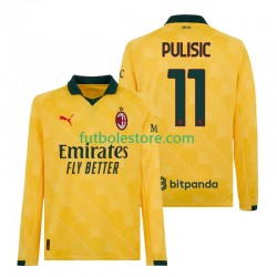 Tercera Equipación del AC Milan Christian Pulisic 11 2025-2026 ML para Hombre Tercera Equipación del AC Milan Christian Pulisic 11 2025-2026 ML para Hombre