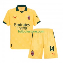 Tercera Equipación del AC Milan Luca Modric 14 2025-2026 Manga Corta para Niño (Camiseta y pantalón)