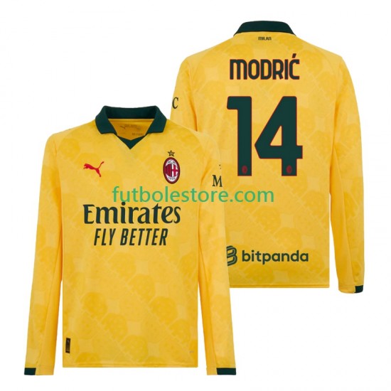 Tercera Equipación del AC Milan Luca Modric 14 2025-2026 ML para Hombre