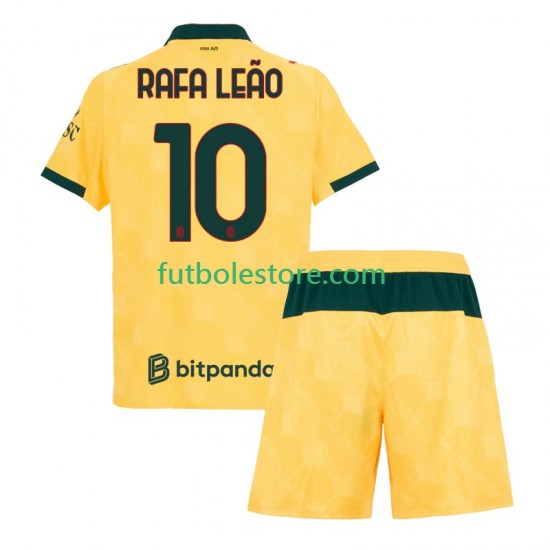 Tercera Equipación del AC Milan Rafael Leao 10 2025-2026 Manga Corta para Niño (Camiseta y pantalón) Tercera Equipación del AC Milan Rafael Leao 10 2025-2026 Manga Corta para Niño (Camiseta y pantalón)