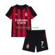 Primera Equipación del AC Milan Santiago Gimenez 7 2025-2026 Manga Corta para Niño (Camiseta y pantalón)
