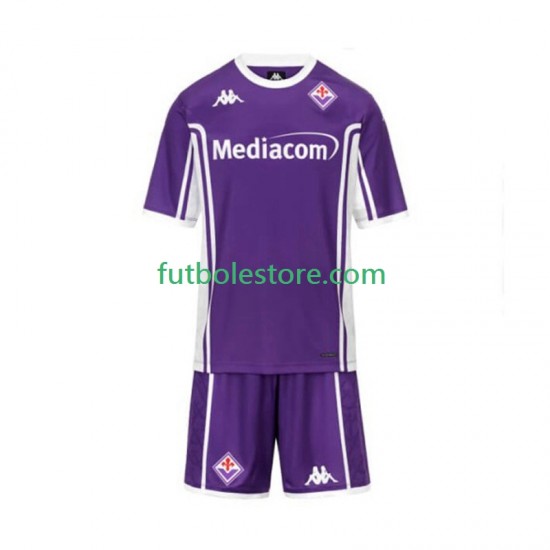 Primera Equipación del ACF Fiorentina 2025-2026 Manga Corta para Niño (Camiseta y pantalón)