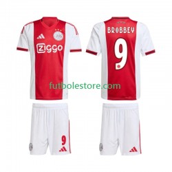 Primera Equipación del AFC Ajax Brian Brobbey 9 2025-2026 Manga Corta para Niño (Camiseta y pantalón) Primera Equipación del AFC Ajax Brian Brobbey 9 2025-2026 Manga Corta para Niño (Camiseta y pantalón)