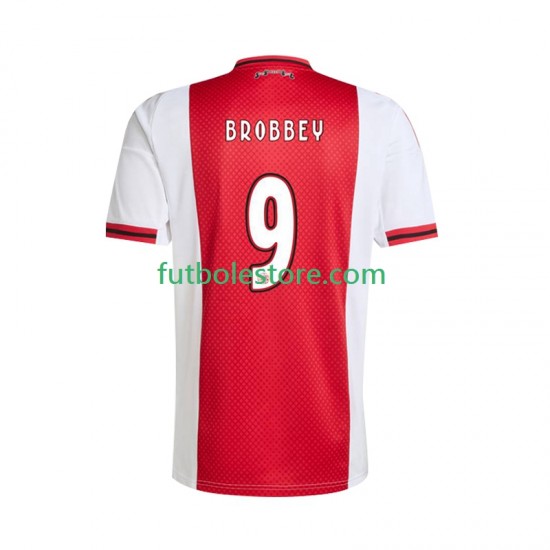 Primera Equipación del AFC Ajax Brian Brobbey 9 2025-2026 Manga Corta para Hombre Primera Equipación del AFC Ajax Brian Brobbey 9 2025-2026 Manga Corta para Hombre