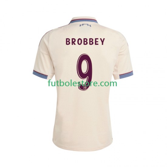 Tercera Equipación del AFC Ajax Brian Brobbey 9 2025-2026 Manga Corta para Hombre