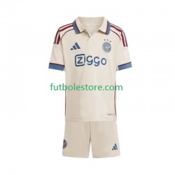 Tercera Equipación del AFC Ajax 2025-2026 Manga Corta para Niño (Camiseta y pantalón) Tercera Equipación del AFC Ajax 2025-2026 Manga Corta para Niño (Camiseta y pantalón)