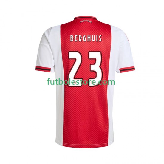 Primera Equipación del AFC Ajax Steven Berghuis 23 2025-2026 Manga Corta para Hombre Primera Equipación del AFC Ajax Steven Berghuis 23 2025-2026 Manga Corta para Hombre