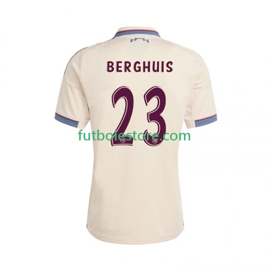 Tercera Equipación del AFC Ajax Steven Berghuis 23 2025-2026 Manga Corta para Hombre