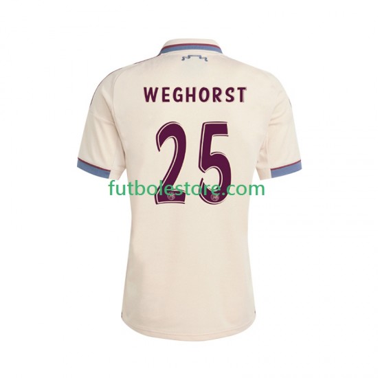 Tercera Equipación del AFC Ajax Wout Weghorst 25 2025-2026 Manga Corta para Hombre