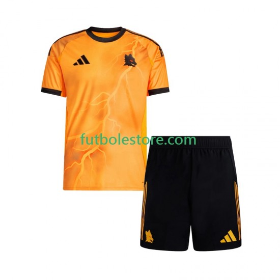 Segunda Equipación del AS Roma 2025-2026 Manga Corta para Niño (Camiseta y pantalón) Segunda Equipación del AS Roma 2025-2026 Manga Corta para Niño (Camiseta y pantalón)