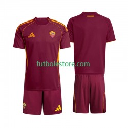 Primera Equipación del AS Roma 2025-2026 Manga Corta para Niño (Camiseta y pantalón)