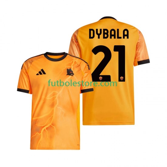 Segunda Equipación del AS Roma Dybala 21 2025-2026 Manga Corta para Hombre