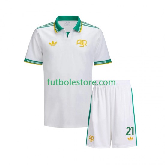 Tercera Equipación del AS Roma Dybala 21 2025-2026 Manga Corta para Niño (Camiseta y pantalón)
