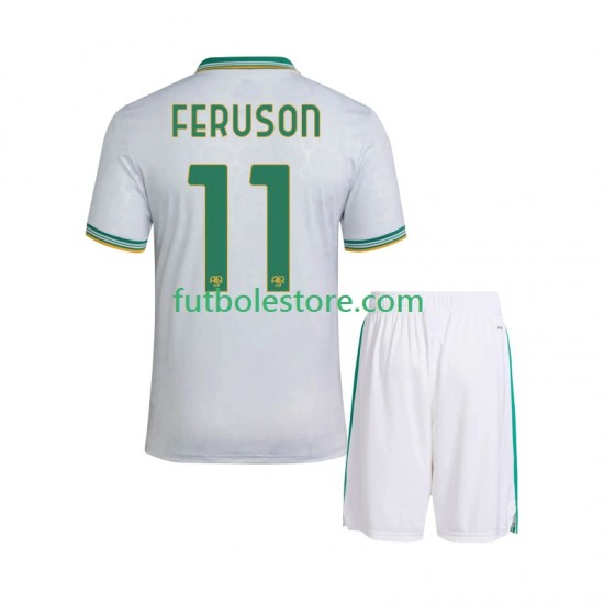 Tercera Equipación del AS Roma Evan Ferguson 11 2025-2026 Manga Corta para Niño (Camiseta y pantalón) Tercera Equipación del AS Roma Evan Ferguson 11 2025-2026 Manga Corta para Niño (Camiseta y pantalón)