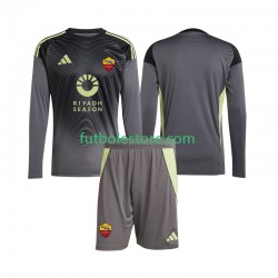 Primera Equipación del AS Roma Portero 2025-2026 ML para Niño (Camiseta y pantalón) Primera Equipación del AS Roma Portero 2025-2026 ML para Niño (Camiseta y pantalón)