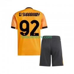 Segunda Equipación del AS Roma Stephan El Shaarawy 92 2025-2026 Manga Corta para Niño (Camiseta y pantalón)