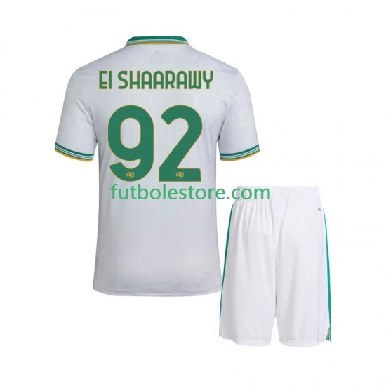 Tercera Equipación del AS Roma Stephan El Shaarawy 92 2025-2026 Manga Corta para Niño (Camiseta y pantalón)