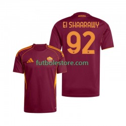 Primera Equipación del AS Roma Stephan El Shaarawy 92 2025-2026 Manga Corta para Hombre