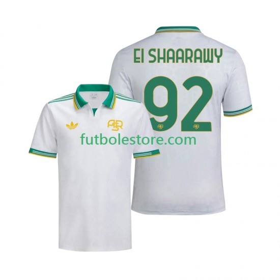 Tercera Equipación del AS Roma Stephan El Shaarawy 92 2025-2026 Manga Corta para Hombre