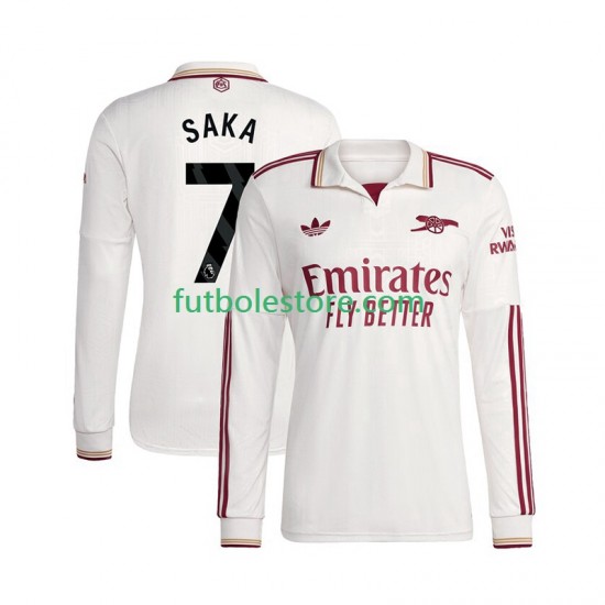 Tercera Equipación del Arsenal Bukayo Saka 7 2025-2026 ML para Hombre