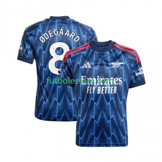 Segunda Equipación del Arsenal Martin Odegaard 8 2025-2026 Manga Corta para Hombre