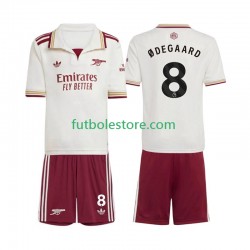 Tercera Equipación del Arsenal Martin Odegaard 8 2025-2026 Manga Corta para Niño (Camiseta y pantalón)