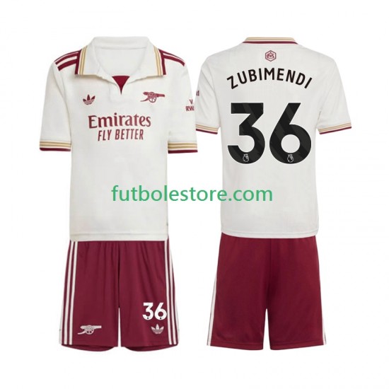 Tercera Equipación del Arsenal Martin Zubimendi 36 2025-2026 Manga Corta para Niño (Camiseta y pantalón) Tercera Equipación del Arsenal Martin Zubimendi 36 2025-2026 Manga Corta para Niño (Camiseta y pantalón)