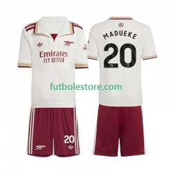 Tercera Equipación del Arsenal Noni Madueke 20 2025-2026 Manga Corta para Niño (Camiseta y pantalón)