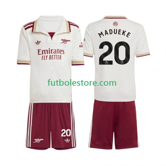 Tercera Equipación del Arsenal Noni Madueke 20 2025-2026 Manga Corta para Niño (Camiseta y pantalón) Tercera Equipación del Arsenal Noni Madueke 20 2025-2026 Manga Corta para Niño (Camiseta y pantalón)