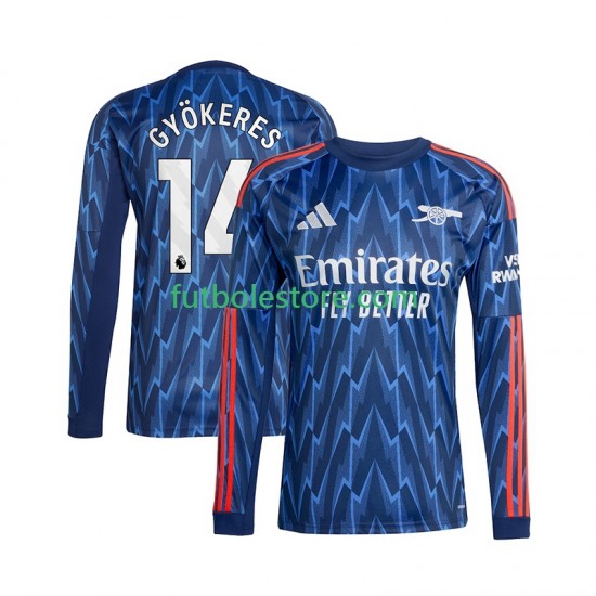 Segunda Equipación del Arsenal Viktor Gyokeres 14 2025-2026 ML para Hombre Segunda Equipación del Arsenal Viktor Gyokeres 14 2025-2026 ML para Hombre