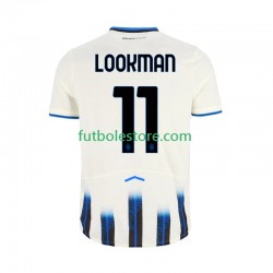 Segunda Equipación del Atalanta Ademola Lookman 11 2025-2026 Manga Corta para Hombre