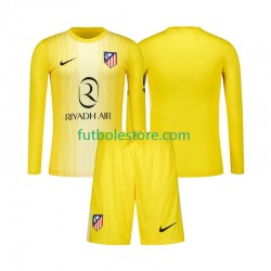 Primera Equipación del Atlético Madrid Portero 2025-2026 ML para Niño (Camiseta y pantalón)