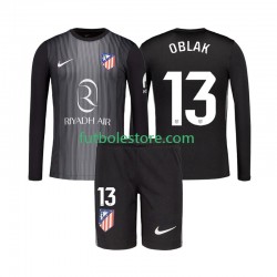 Segunda Equipación del Atlético Madrid Portero Jan Oblak 13 2025-2026 ML para Niño (Camiseta y pantalón)