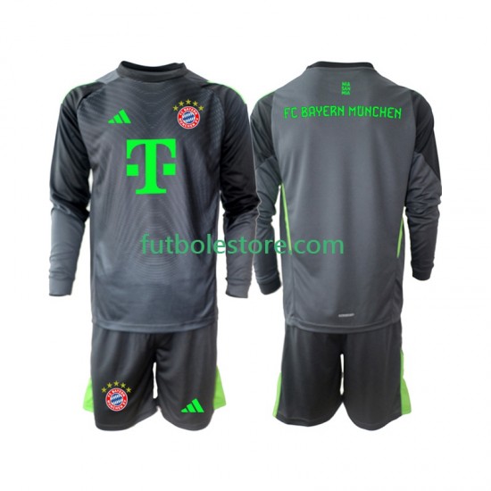 Segunda Equipación del Bayern de Múnich Portero 2025-2026 ML para Niño (Camiseta y pantalón)