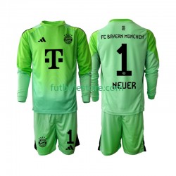 Primera Equipación del Bayern de Múnich Portero Neuer 1 2025-2026 ML para Niño (Camiseta y pantalón) Primera Equipación del Bayern de Múnich Portero Neuer 1 2025-2026 ML para Niño (Camiseta y pantalón)