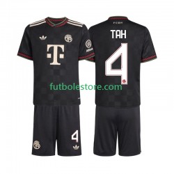 Tercera Equipación del Bayern de Múnich Jonathan Tah 4 2025-2026 Manga Corta para Niño (Camiseta y pantalón)