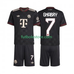 Tercera Equipación del Bayern de Múnich Serge Gnabry 7 2025-2026 Manga Corta para Niño (Camiseta y pantalón)
