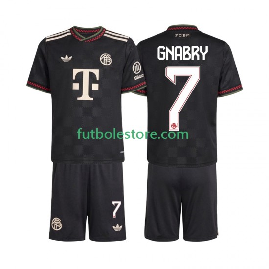 Tercera Equipación del Bayern de Múnich Serge Gnabry 7 2025-2026 Manga Corta para Niño (Camiseta y pantalón) Tercera Equipación del Bayern de Múnich Serge Gnabry 7 2025-2026 Manga Corta para Niño (Camiseta y pantalón)