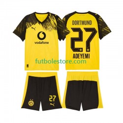 Primera Equipación del Borussia Dortmund Karim Adeyemi 27 2025-2026 Manga Corta para Niño (Camiseta y pantalón)