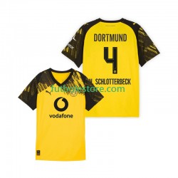 Primera Equipación del Borussia Dortmund Nico Schlotterbeck 4 2025-2026 Manga Corta para Hombre