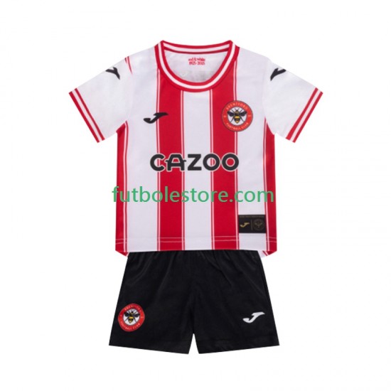 Primera Equipación del Brentford 2025-2026 Manga Corta para Niño (Camiseta y pantalón)